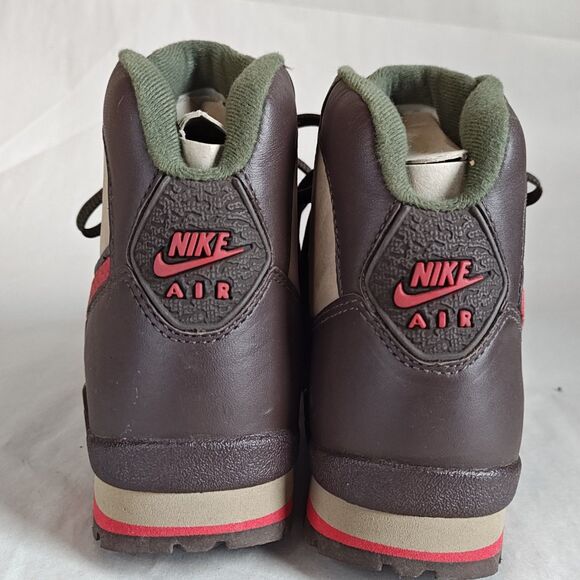 NEW Nike Air Boots Women's 7 Force 1 Premium High Top Street Hiker Brown Red - Picture 7 of 12